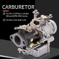 Carburetor for Willys L134 MB CJ2A CJ3A Ford GPW WWII Army Jeep Carter WO G503