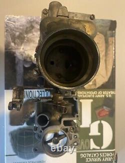 Carter US Jeep Willys MB Ford GPW G503 WWII WW2 US Carburetor