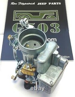 Carter WO Carburetor Brand NEW (A1223) willys MB CJ2a Ford GPW Army jeep 539