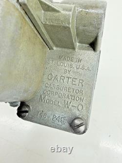 Carter WO W-O Carburetor 146-249 1-458 Willys MB CJ2A CJ3A Ford GPW L134 Jeep