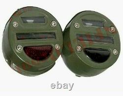Cat Eye Tail Light Pair Prestolite Military Jeep Truck Willys Ford MB GPW @T