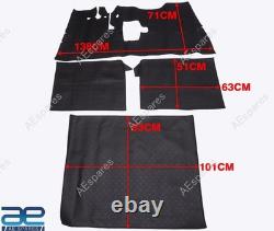 Complete Floor Mat Set For Willys Jeeps MB Ford GPW CJ-2A Left Hand Drive S2u