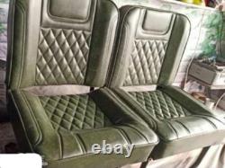 Complete Seat Cushion Set For Military Jeep Ford Willys MB Gpw 1941-48-green