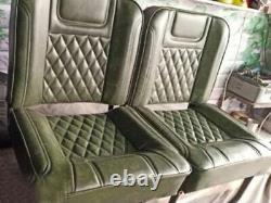 Complete Seat Cushion Set For Military Jeep Ford Willys MB Gpw 1941-48-green