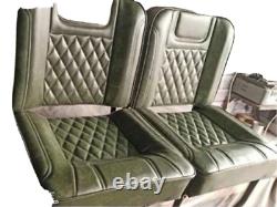 Complete Seat Cushion Set For Military Jeep Ford Willys MB Gpw 1941-48-green