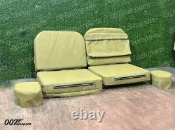 Complete Seat Cushion Set with Back Pouch Fits Willys Jeep Ford MB/GPW 1941-44