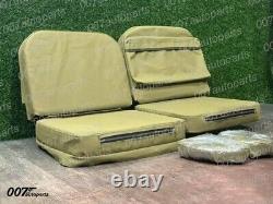 Complete Seat Cushion Set with Back Pouch Fits Willys Jeep Ford MB/GPW 1941-44