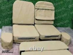 Complete Seat Cushion Set with Back Pouch Fits Willys Jeep Ford MB/GPW 1941-44