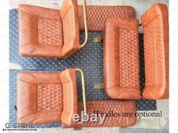 Complete Seat Frame & Cushion Set For Military Jeep Ford Willys MB Gpw Cj2a