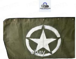 Custom Windshield Canvas Cover Fits Willys MB Ford Gpw Wwii Jeep 1941-45