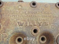 Cylinder head Jeep WWII, Willys MB, Ford Gpw, VINTAGE