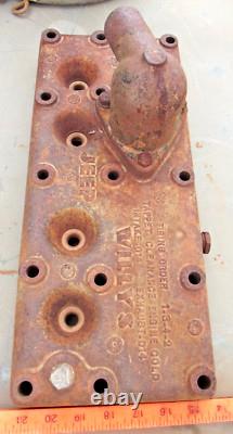 Cylinder head Jeep WWII, Willys MB, Ford Gpw, VINTAGE