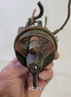 Delco Remy Rotary Light Switch for WW2 Ford GPW GPA Willys MB Jeep C-136186 G503