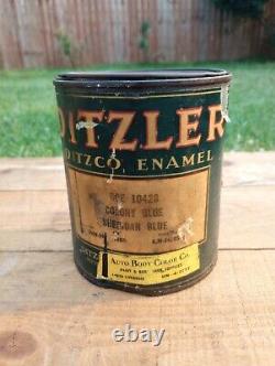 Ditzler Ditzco Enamel 1949-54 Ford Sheridan Blue Flea Market BARN FIND Full