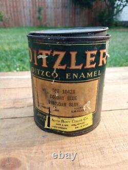 Ditzler Ditzco Enamel 1949-54 Ford Sheridan Blue Flea Market BARN FIND Full