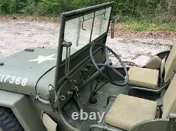 Early 1942 Willys MB WWII Military Jeep G503 GPW Ford 1943 1944 1945 Bantam MA