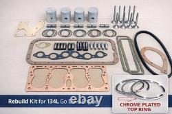 Engine Overhaul Kit Fits Willys Jeep MB Ford GPW CJ2A CJ3A M38 -134L Flat Head