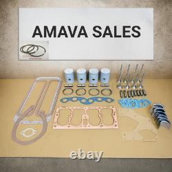 Engine Overhaul Kit Fits Willys Jeep MB Ford GPW CJ2A CJ3A M38 -134L Flat Head