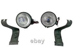 FITS Willys Jeep MB Ford GPW Headlight Light with Bracket Pair Left & Right