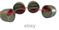 FIT FOR Willys MB Ford GPW Jeeps Truck Military Cat Eye Rear Tail Light (4 Pcs)