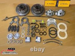 FRONT DISC BRAKE CONVERSION KIT-Fits all Willys Jeep with 9 Brakes