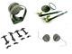 Fit For Head Lamp+latch Kit+cat Eye+mirror Kit Willys For Jeep 41-45 Mb Ford Gpw