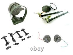 Fit For HEAD LAMP+LATCH KIT+CAT EYE+MIRROR KIT WILLYS FOR JEEP 41-45 MB FORD GPW