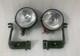 Fit For Willys Jeep Mb Ford Gpw Headlight Light With Bracket Pair Left & Right