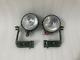 Fit For Willys Jeep Mb Ford Gpw Headlight Light With Bracket Pair Left & Right