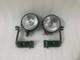 Fit For Willys Jeep Mb Ford Gpw Headlight Light With Bracket Pair Left & Right