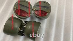 Fit For Willys MB Ford GPW Jeeps Truck Military Cat Eye Rear Tail Light (4 Pcs)