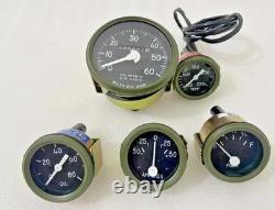 Fit For Willys MB Jeeps Ford GPW Gauges Kit Speedometer Temp-Oil Fuel Ampere