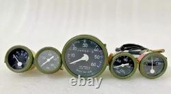 Fit For Willys MB Jeeps Ford GPW Gauges Kit Speedometer Temp-Oil Fuel Ampere