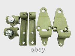 Fits For Willys Jeep Ford MB Gpw Side Front Top Bow Pivot With Pivot Bracket Set