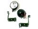 Fits For Willys Jeeps Mb Ford Gpw Headlight Light + Bracket Pair Left & Right