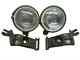 Fits For Willys Jeeps Mb Ford Gpw Headlight Light + Bracket Pair Left & Right