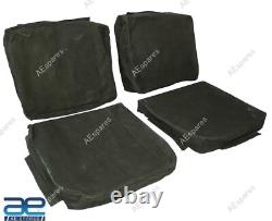 Fits For Willys Jeeps MB M38 Ford GPW Front Seats Canvas Covers Green No Foam
