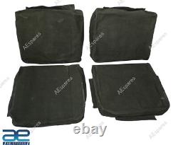 Fits For Willys Jeeps MB M38 Ford GPW Front Seats Canvas Covers Green No Foam