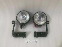 Fits willys jeep MB ford GPW F Headlight Light with Bracket Pair Left & Right