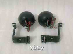 Fits willys jeep MB ford GPW F Headlight Light with Bracket Pair Left & Right