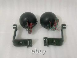 Fits willys jeep MB ford GPW F Headlight Light with Bracket Pair Left & Right