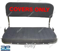 Flat Fender Rear Seat Covers Fits For Jeeps Willys MB Ford GPW No Foam