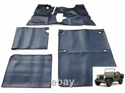 Floor Mat Set For Willys Jeep MB Ford GPW CJ-2A Left hand drive-Waterproof