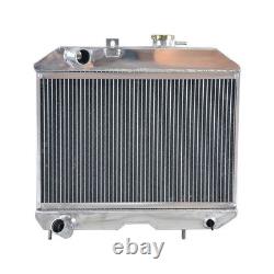 For 1941-1952 Jeep Willys CJ2 CJ-2A CJ3 M38/ Ford GPW 3 Row Aluminum Radiator