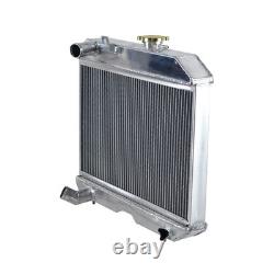 For 1941-1952 Jeep Willys CJ2 CJ-2A CJ3 M38/ Ford GPW 3 Row Aluminum Radiator