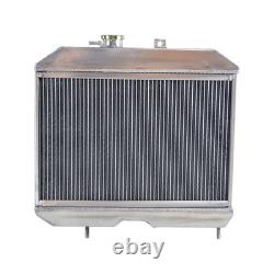 For 1941-1952 Jeep Willys CJ2 CJ-2A CJ3 M38/ Ford GPW 3 Row Aluminum Radiator