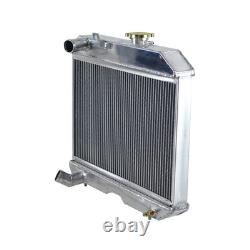 For 1941-1952 Jeep Willys CJ2 CJ-2A CJ3 M38/ Ford GPW 3 Row Aluminum Radiator