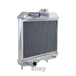 For 1941-1952 Jeep Willys CJ2 CJ-2A CJ3 M38/ Ford GPW 3 Row Aluminum Radiator