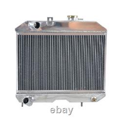 For 1941-1952 Jeep Willys CJ2 CJ-2A CJ3 M38/ Ford GPW 3 Row Aluminum Radiator