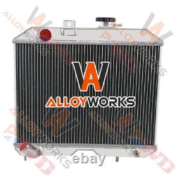 For 1941-1952 Jeep Willys MB/CJ-2A/M38 Ford GPW CC5241 Aluminum 3 Row Radiator